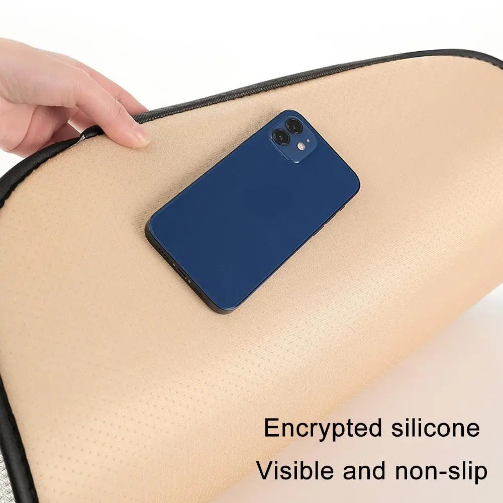 50x53cm Car Summer Cool Ice Silk Seat Cushion Anti Slip Breathable Ventilation Mesh Fabric Universal Car Seat Cooling Pad