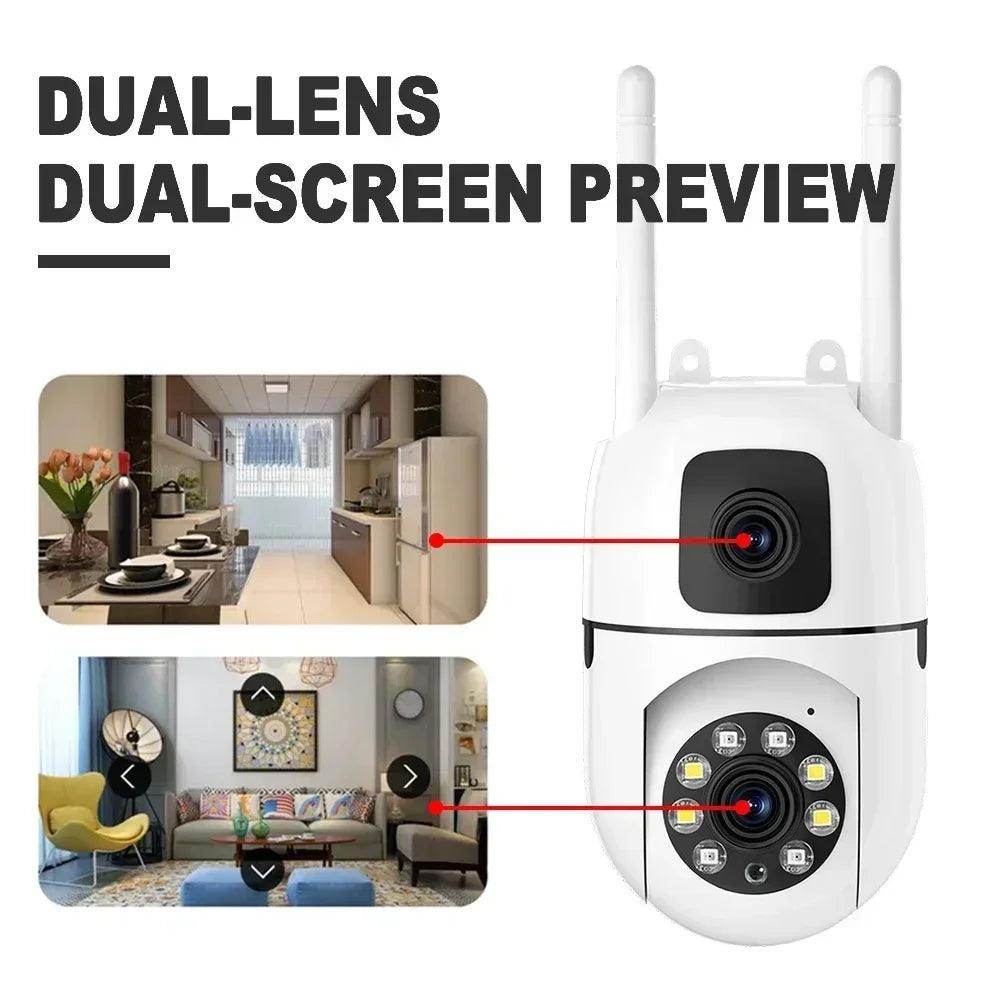 Camera 8MP Dual Lens WiFi PTZ, Auto Track, Color Night - P12 Hub Europe