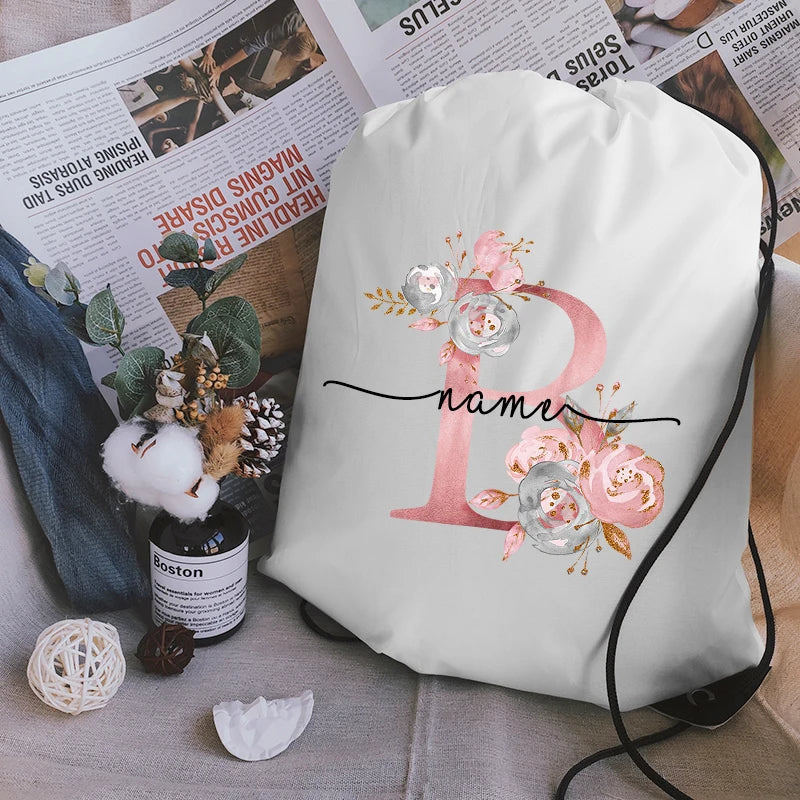 Custom Name Drawstring Backpack Large Capacity Sports Backpack Wear-resistant Gym Bag Lightweight Basketball Backpack Sport Bag