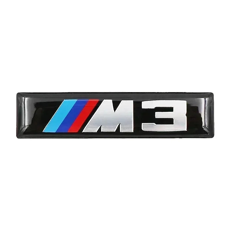 1pcs Silicone Car badge Sticker Decals For Bmw M M3 M5 Performance E36 E46 E39 E53 E90 E60 E61 E93 E87 F10 X1 X3 X5 Accessories