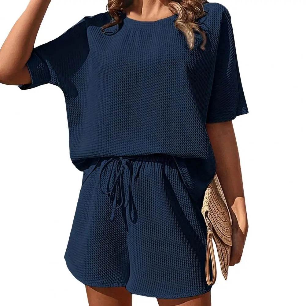 Women Loose T-Shirt Shorts Set - P12 Hub Europe