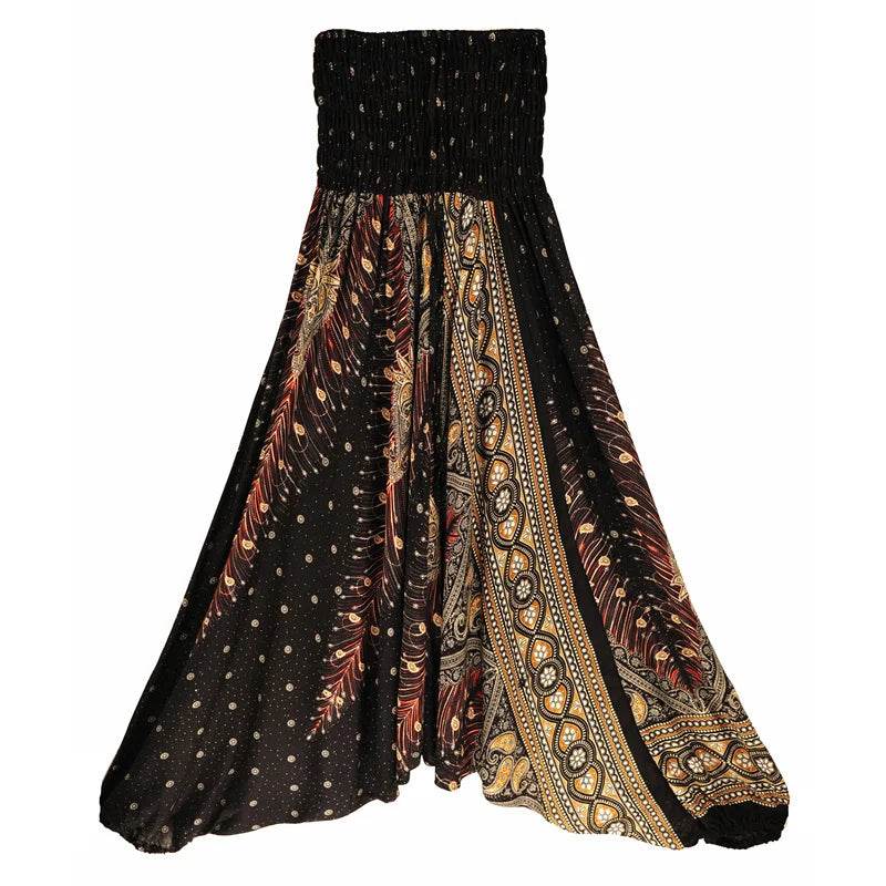 Women's Boho Harem Rayon Pants - P12 Hub Europe
