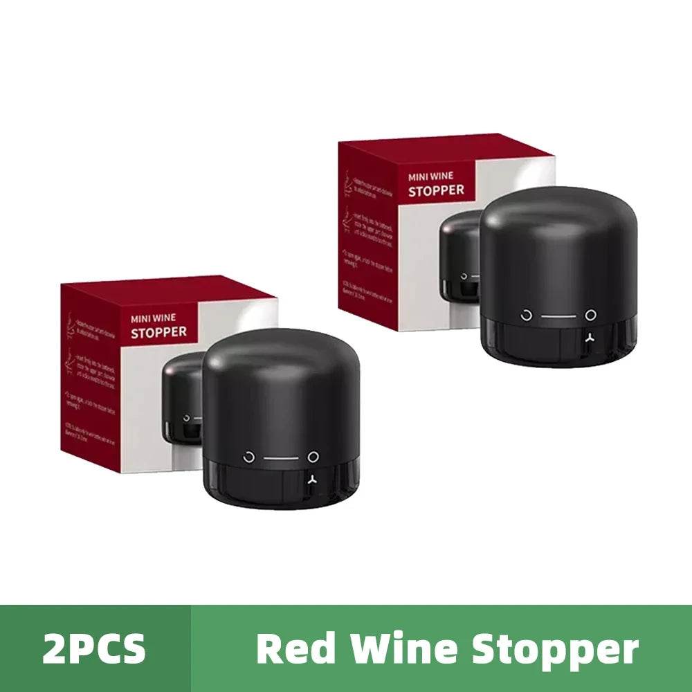 Wine Plug Vacuum Retain Freshness Champagne Stopper Red Wine Stopper Stainless Steel Wine Bottle Cap Leak-Proof Sealing. - P12 Hub Europe