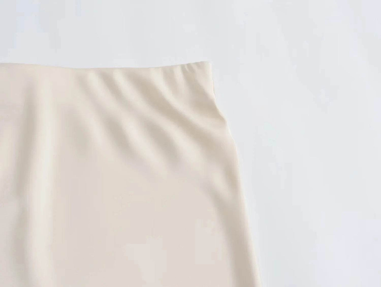 Women's Y2K Satin Midi Skirt - P12 Hub Europe