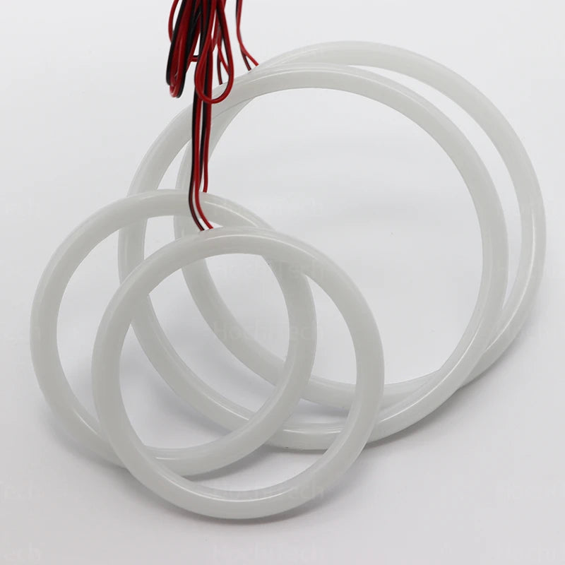 Hight Quality LED Angel Eyes Kit Cotton White Ring For BMW 1 Series E81 E82 E87 E88 2004-2012 XENON HEADLIGHT