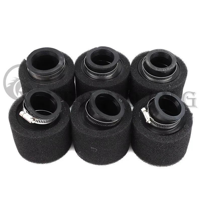 Foam Air Filter 35mm 38mm 42mm 45mm 48mm 50mm 60mm Sponge Cleaner Moped Scooter Dirt Pit Bike Motorcycle Black and Red