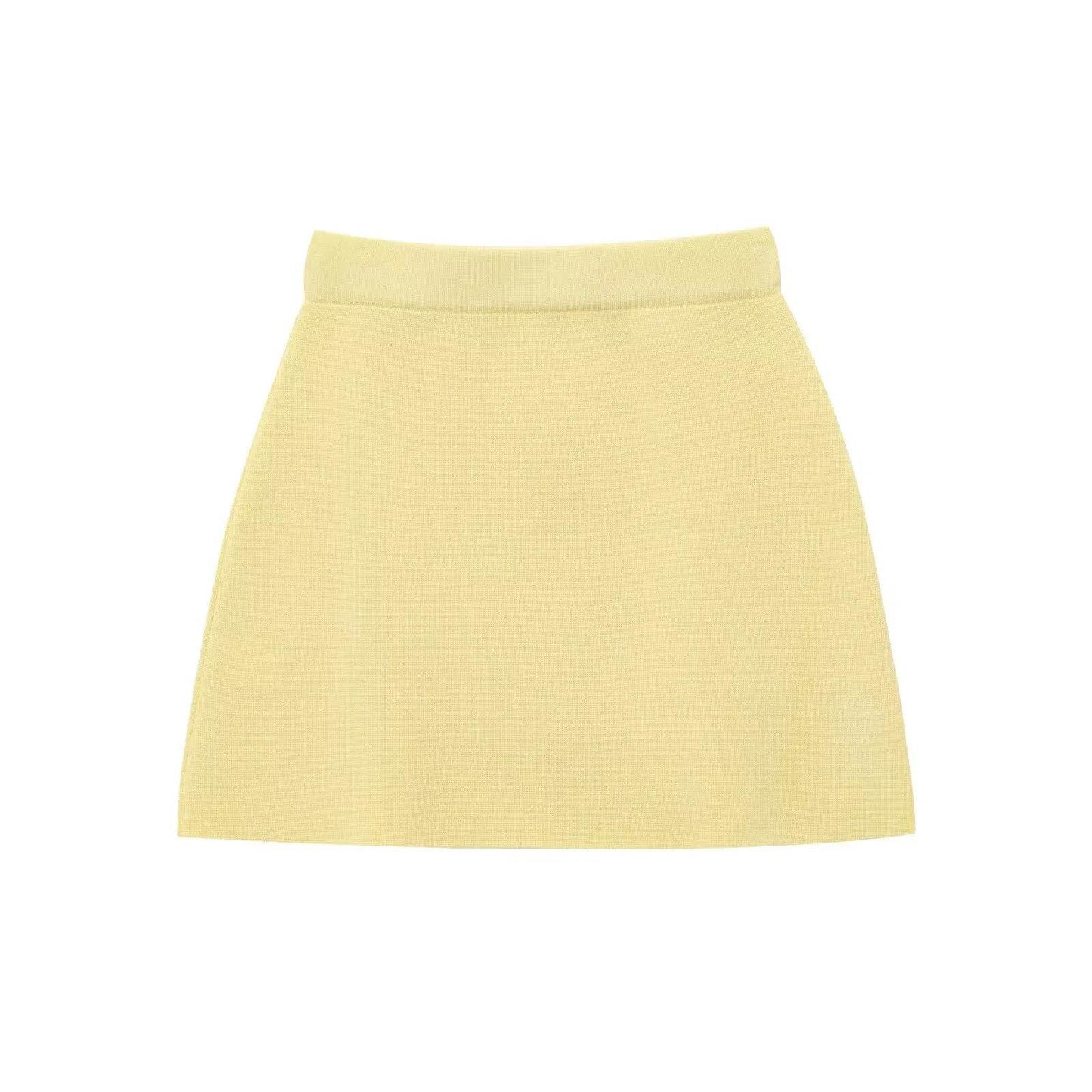 Solid Knitted Mini Skirt - P12 Hub Europe