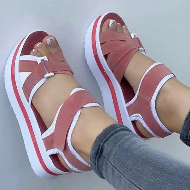 Summer Sandals Shoes Women Outdoor Walking Shoes Party Women Shoe Wedge Sandals Woman Beach Footwear Female Sandal Women