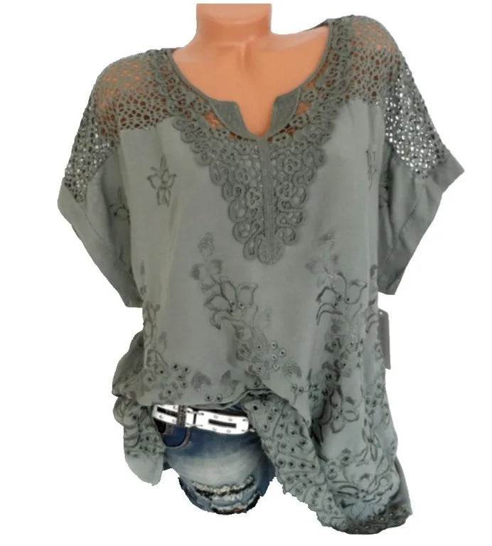 Summer Women's Lace Blouse - P12 Hub Europe