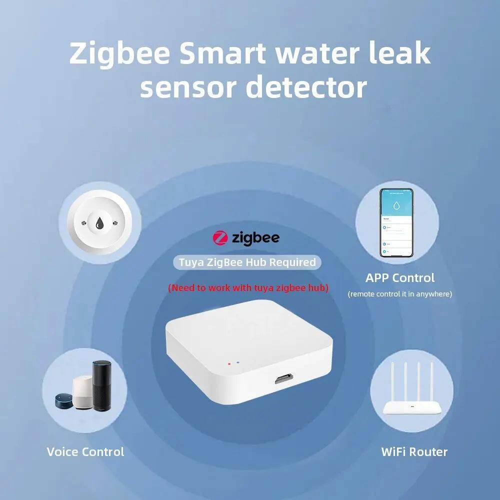 Water Sensor, Tuya Leak Detector | Smart Life Alarm - P12 Hub Europe