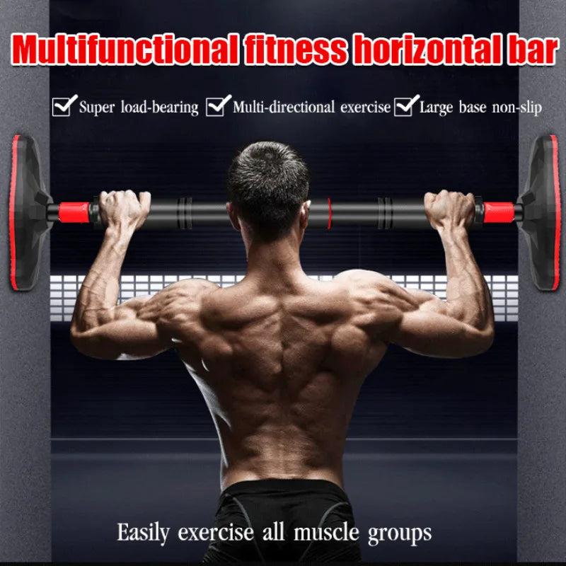 Household Indoor Children's No Perforated Pull-up Fitness Equipment Non Damaging Wall Anti Slip Horizontal Bar Fitness Equipment