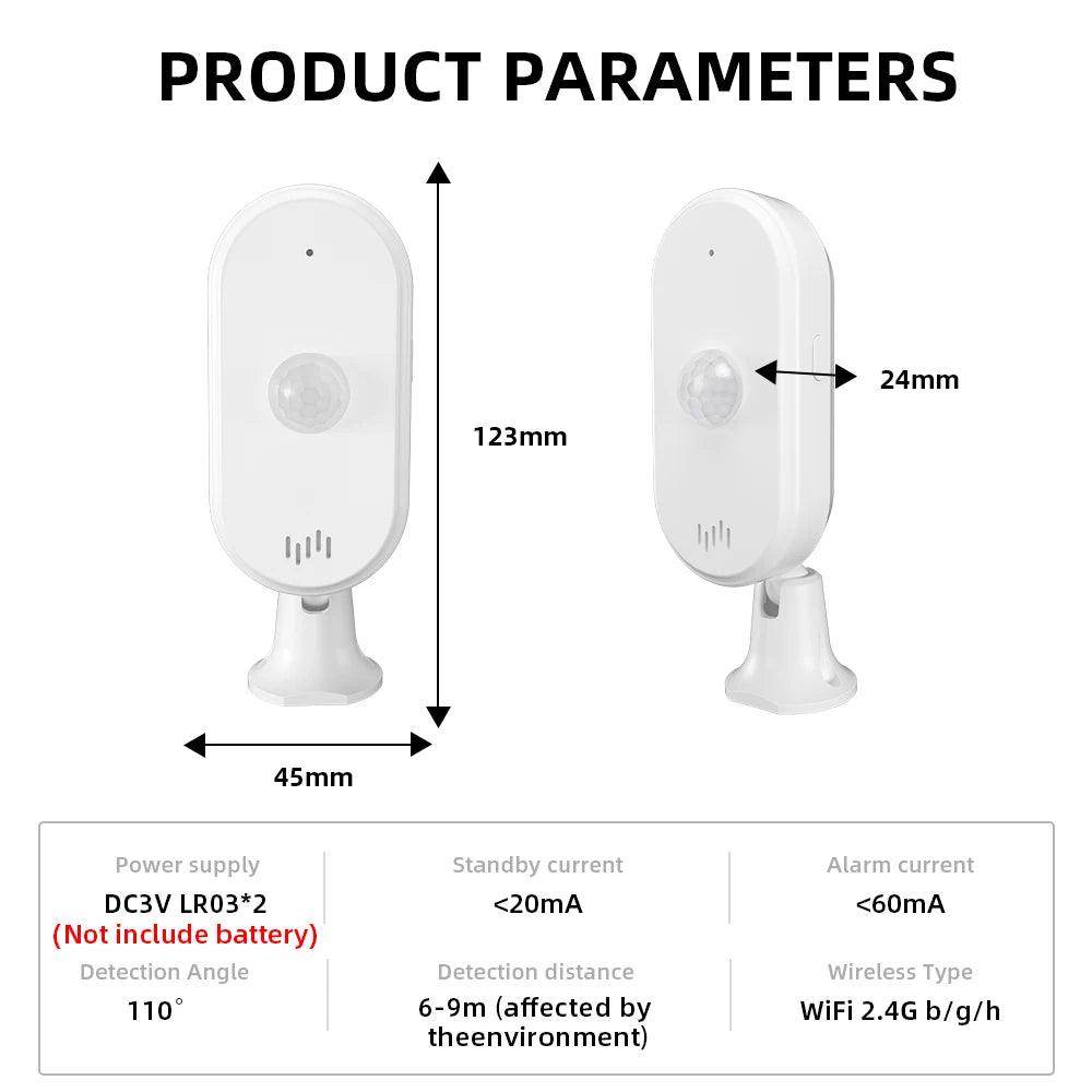 Sensor Motion ONENUO WiFi Smart - P12 Hub Europe