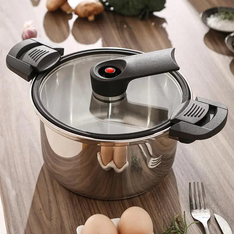 Stove Pressure Cooker Stainless Steel Home Pressure Cooker Ergonomic Thick Kitchen Gadgets Efficient Meals Cooking For Family