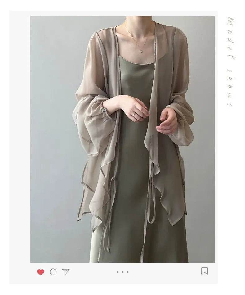 Women's V-neck Chiffon Loose Shirt - P12 Hub Europe