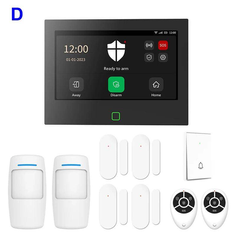 Alarm 7 Inch 4G WiFi Tuya - P12 Hub Europe