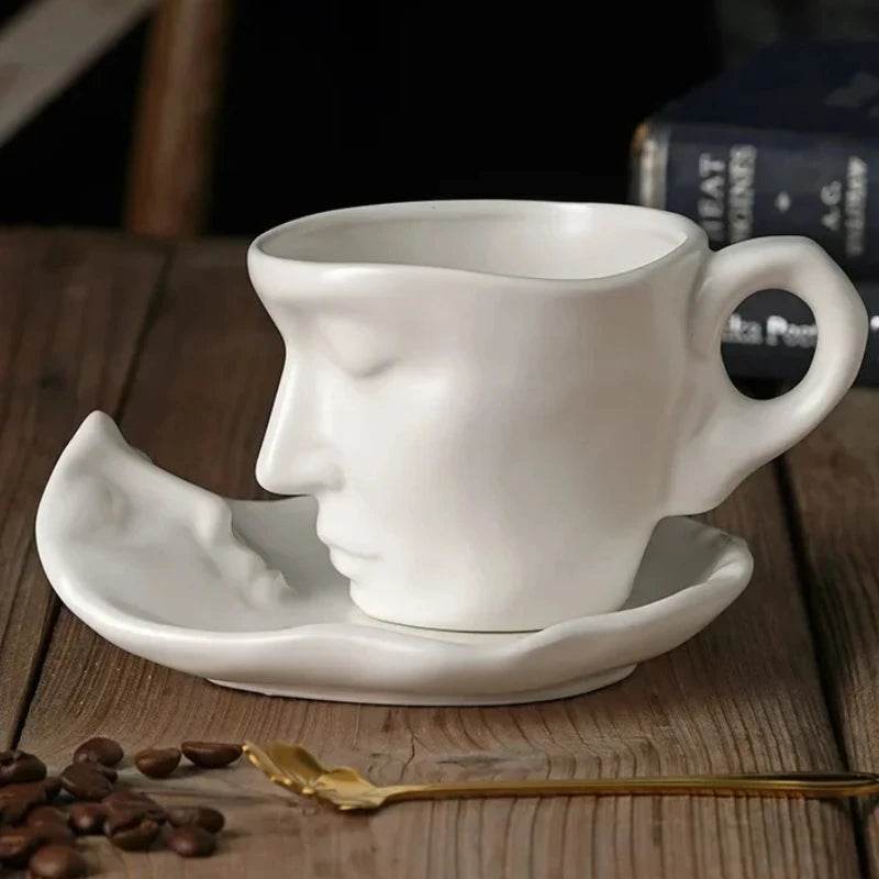 & Face Love Kissing Coffee Cups Mugs,creative Ceramic Mugs Coffee Cup Artistic Kiss Ceramic Coffee Cups Office Cup Wedding Gifts - P12 Hub Europe