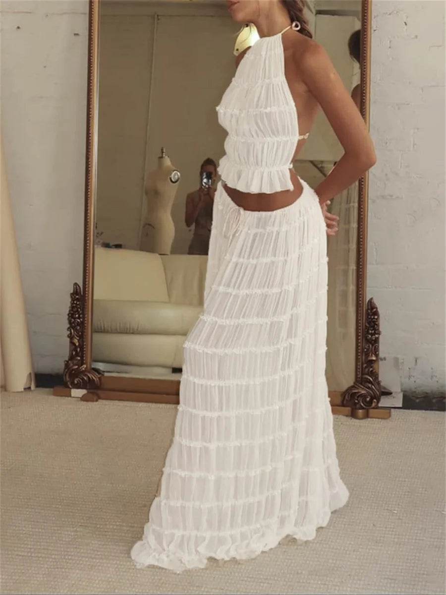 Elegant Backless Maxi Set - P12 Hub Europe