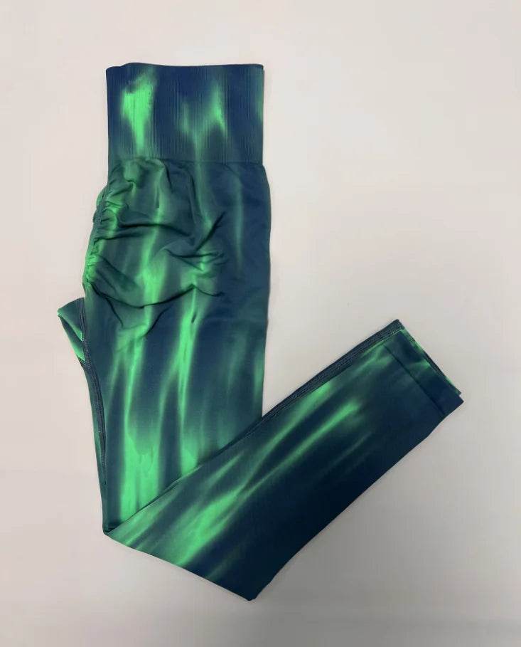 Women's Tie-Dye Scrunch Leggings - P12 Hub Europe