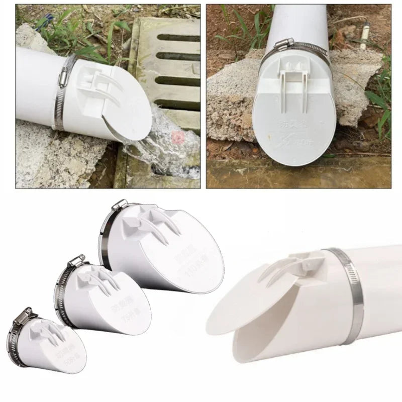 50-110mm Drainage Pipe Floor Drains Anti Odor Insect-proof Roof Cover Rain Tube Cap Strainer Plug Outdoor Balcony Pipeline Parts