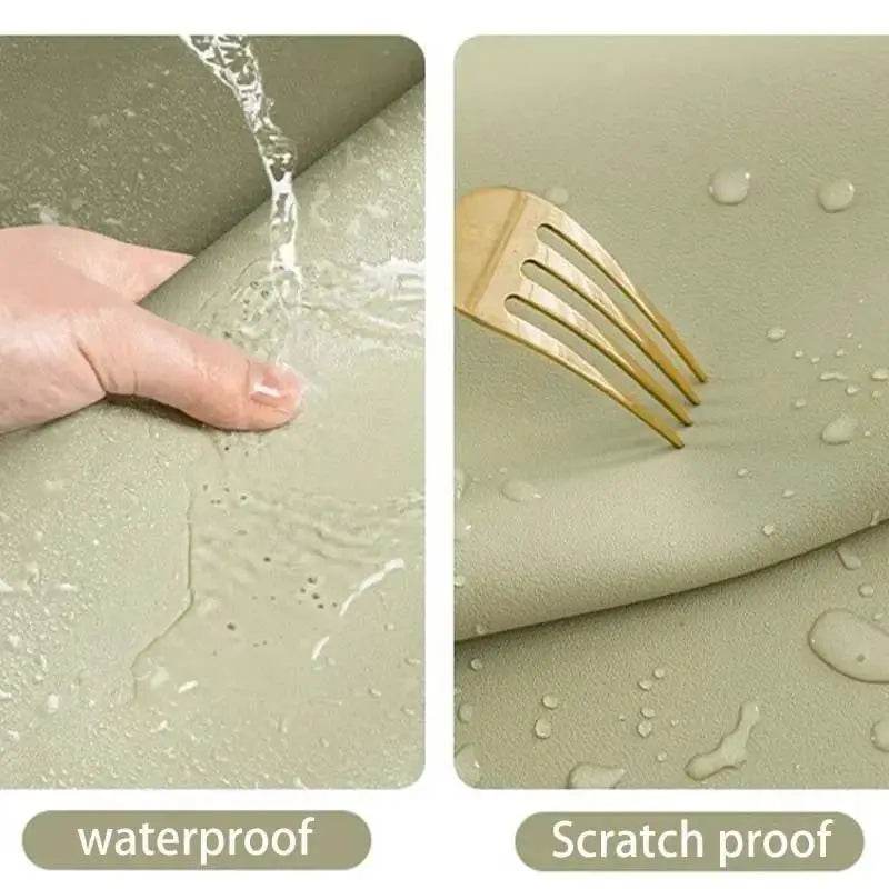 Leather Table cloth for Home Easy Clean Table Protector Waterproof Tea Coaster Large Desk Mat Anti-Slip Gamer Keyboard Mouse Mat - P12 Hub Europe