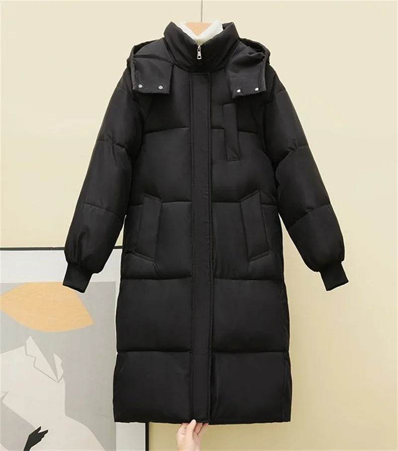 Warm Slim Hooded Winter Parka - P12 Hub Europe