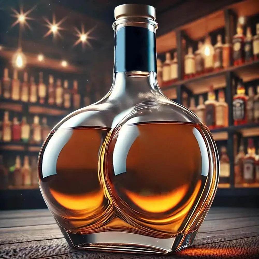 Creative Whiskey Bottle Decanter Realistic Novelty Glass Jug Liquor Bottle Whiskey Wine Brandy Scotchs Bourbon Vodka Decanter - P12 Hub Europe