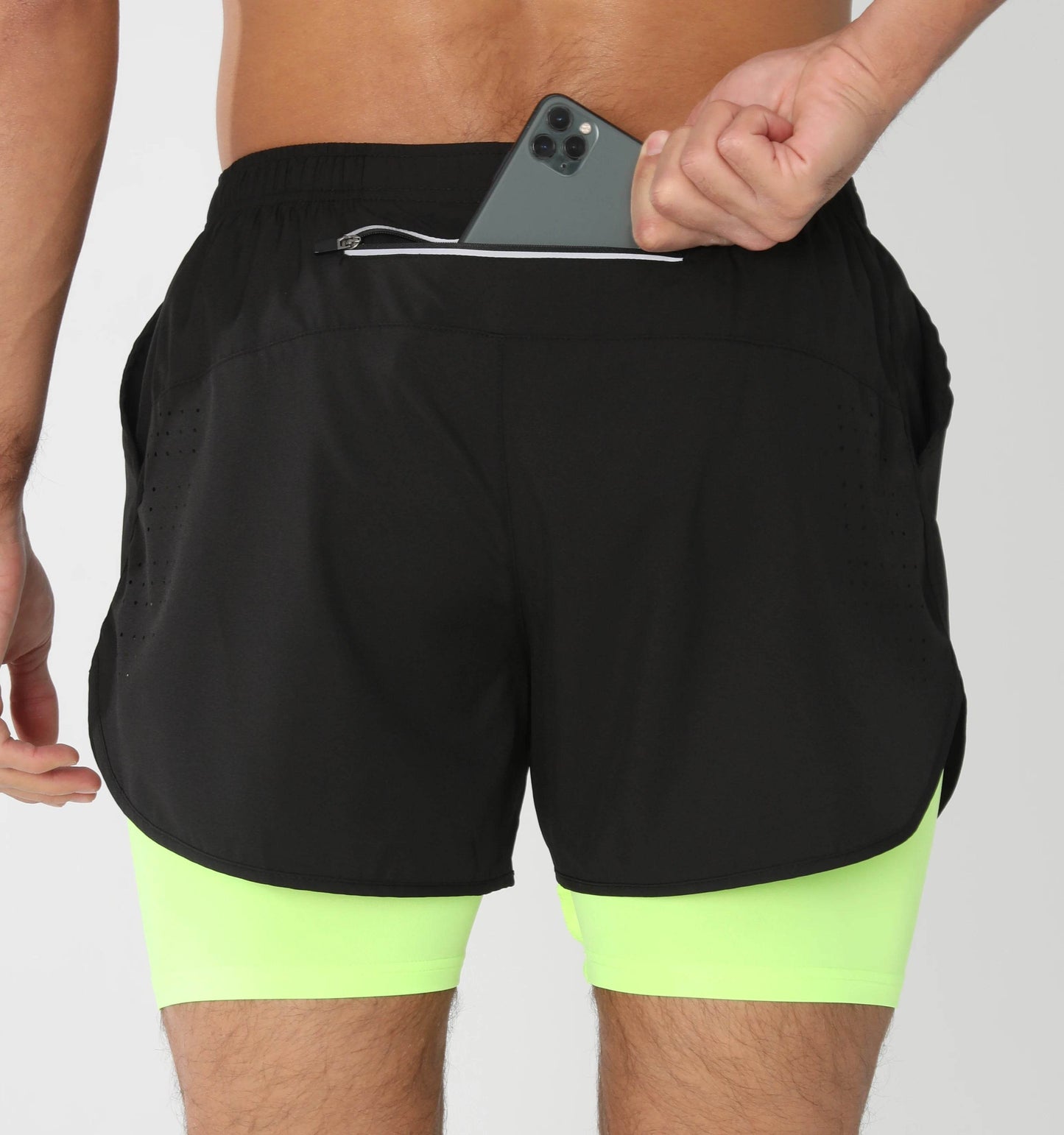 Men's Gym Liner Running Shorts - P12 Hub Europe