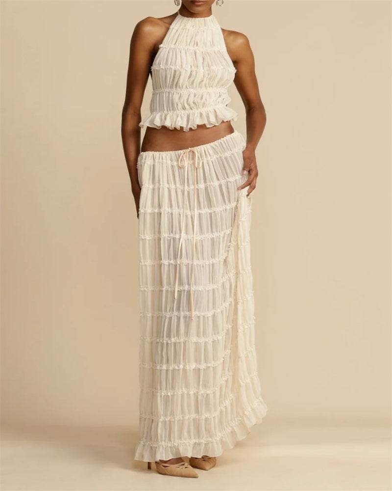 Elegant Backless Maxi Set - P12 Hub Europe