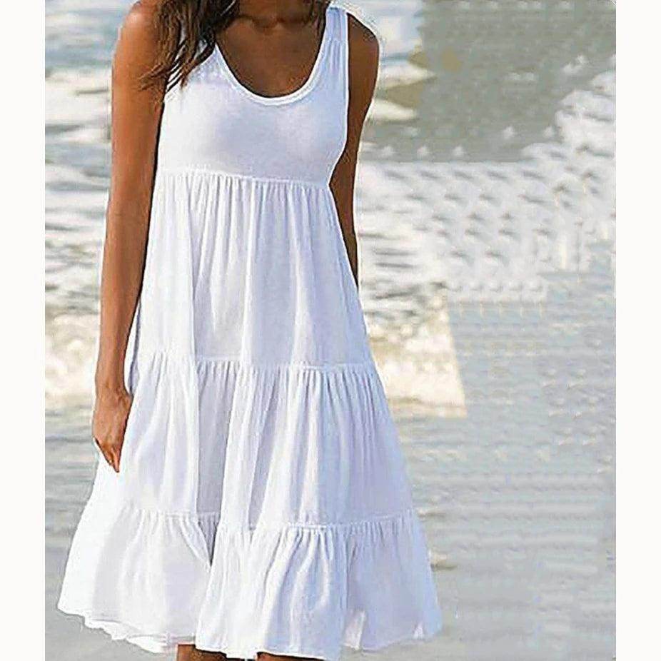Backless Slit Midi Beach Dress Bodycon - P12 Hub Europe