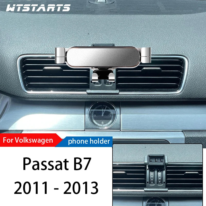 Car Phone Holder Mount Stand For Volkswagen Passat B7 B8 B9 2011-2022 Adjustable GPS Navigation Mobile Phone Bracket Accessories