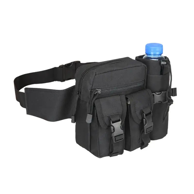 Waterproof Nylon Fanny Pack Men Tactical Military Army Waist Bag Hiking Outdoor Camping Shoulder Bum Belt Bum Sport Chest Bags