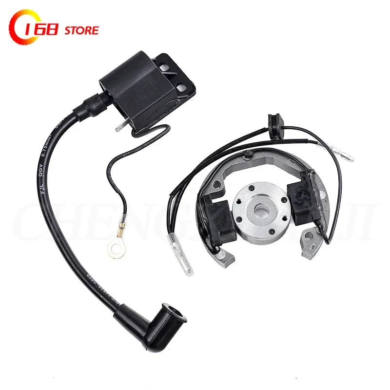 Mini Motorcycle 50cc Accessories Ignition Coil Pit Bike for 50 SX Electric and Ignition Internal Rotor Stator Magneto Gy6