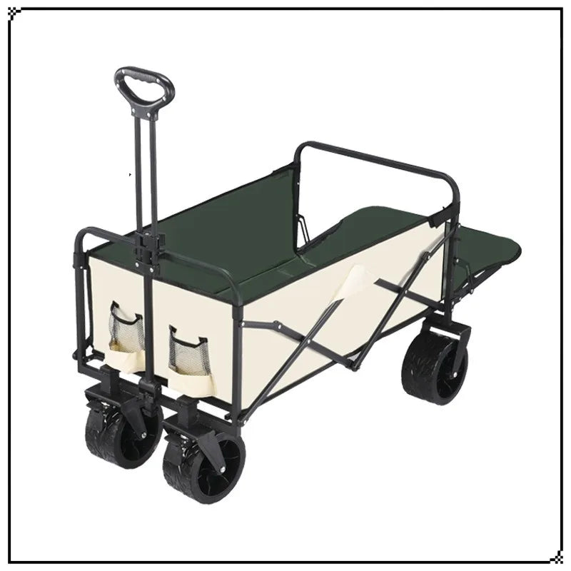 Universal Outdoor Camping Trolley Stall Folding Trolley Outdoor Stall Cart Folding Cart Express Trolley Pulling Cart New