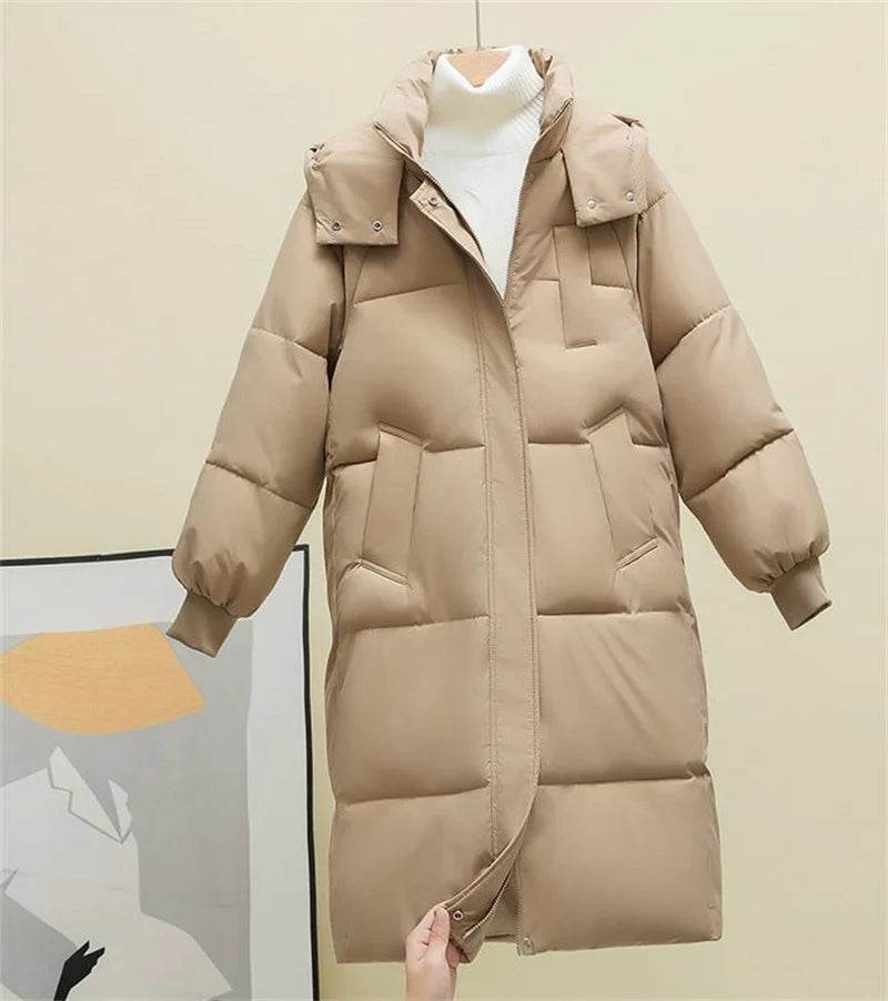 Warm Slim Hooded Winter Parka - P12 Hub Europe