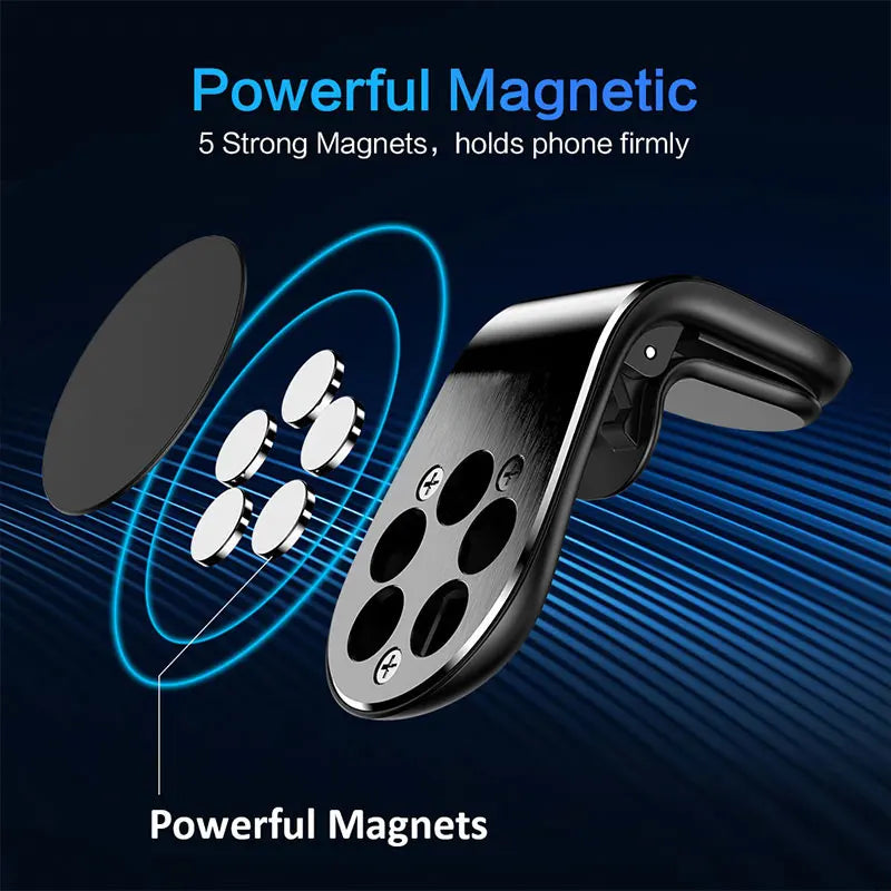 Magnetic Car Phone Holder Air Vent Phone Mount GPS Bracket For Jeep Renegade Compass Grand Cherokee Wrangler Patriot Accessories