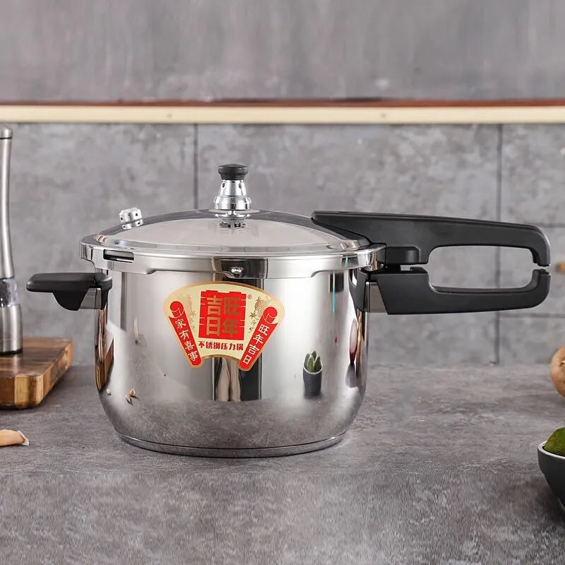 16-30cm Pressure Cooker Cooking Stainless steel Cooking Pan stew pot Induction cooker Pressure Cooking stove-top