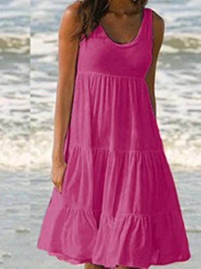 Backless Slit Midi Beach Dress Bodycon - P12 Hub Europe