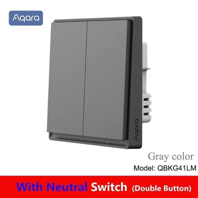 Aqara E1 Smart Wall Switch Wireless Switch Zigbee 3.0 With/No Neutral One Key Remote Control For Xiaomi Mi Home Homek APP