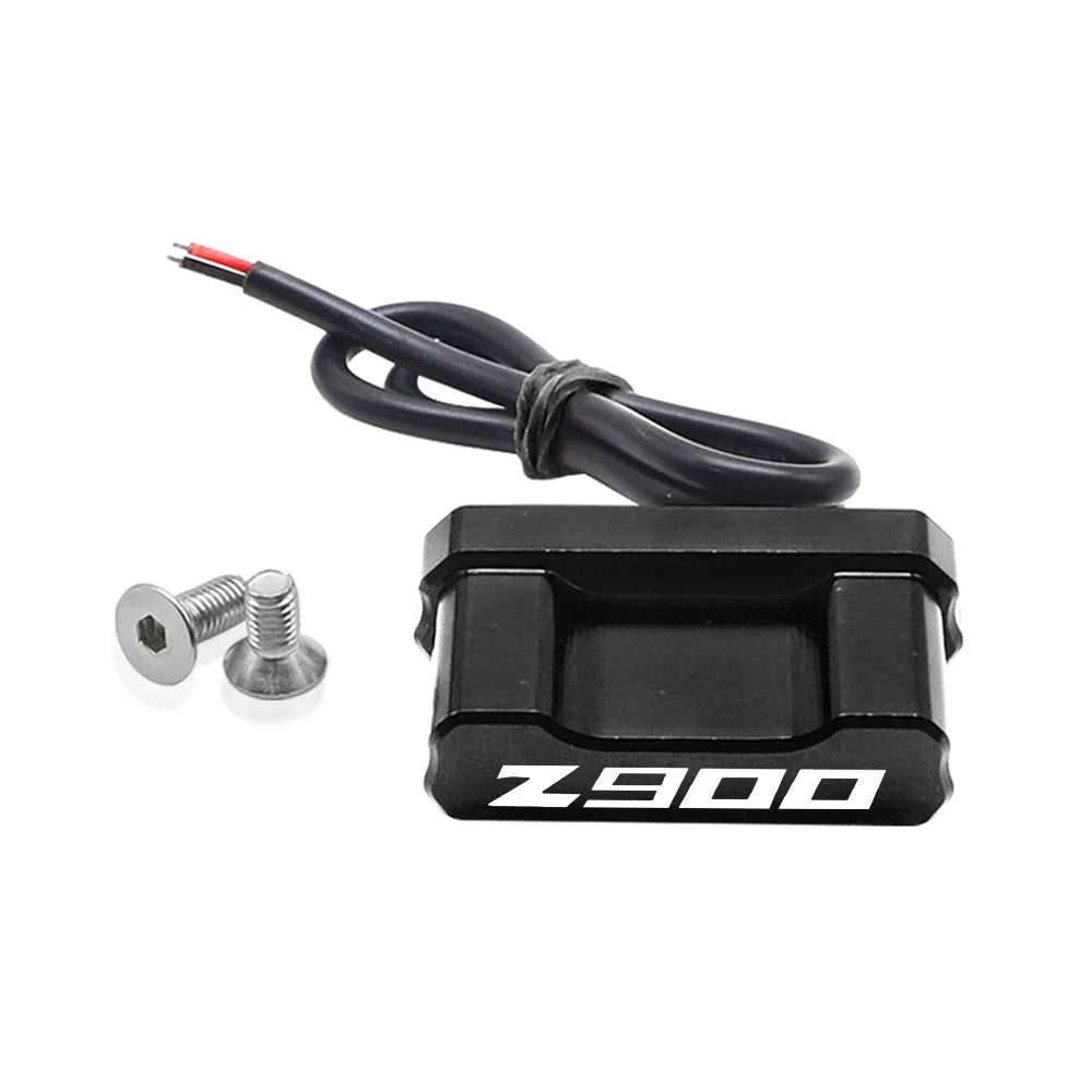 For Kawasaki Z900 Z 900 ABS 2017-2023 2022 2021 2020 2019 License Plate Holder Number Plate Frame LED Light Bracket turn signal