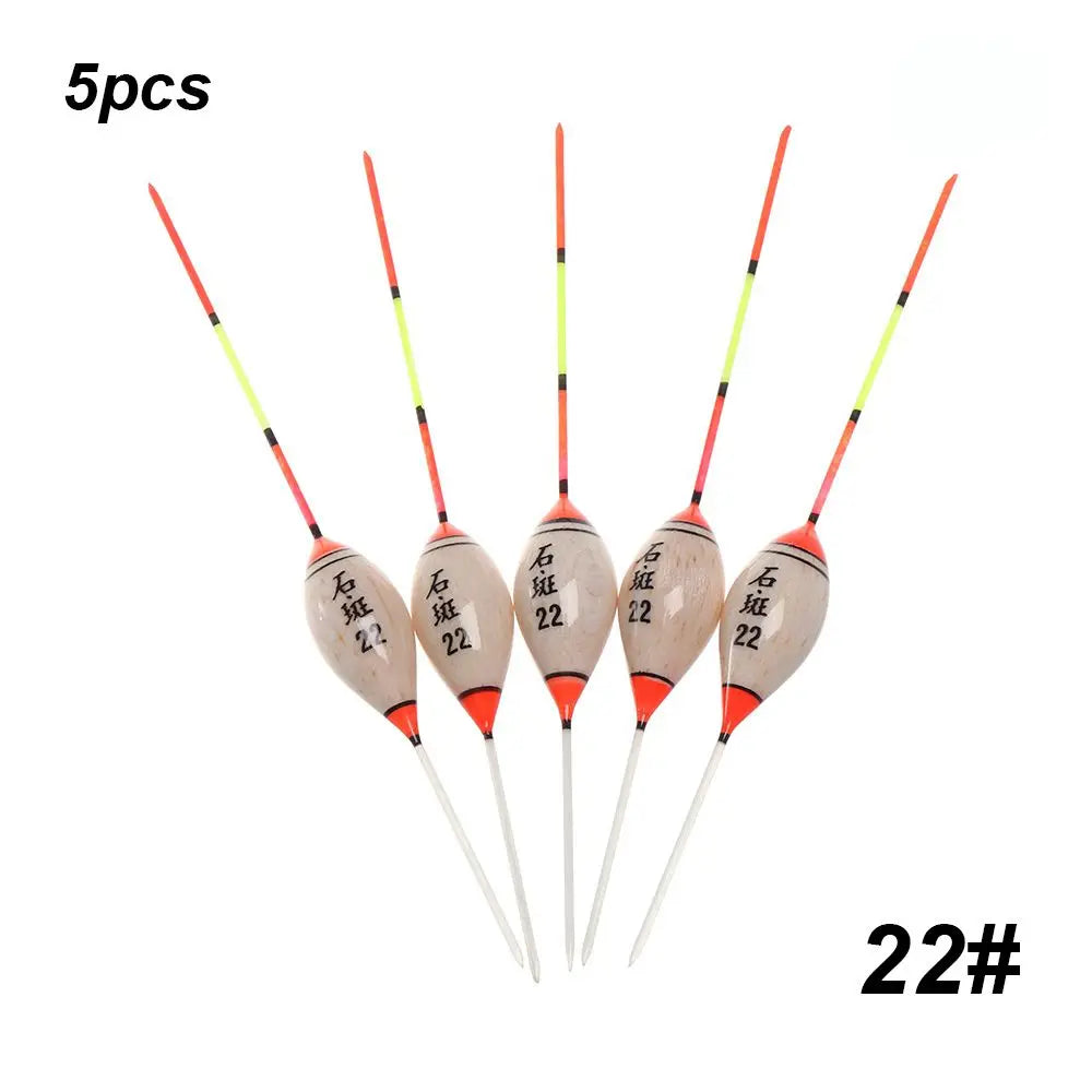 5pcs New Fishing Floats Balsa Flotteur Balsa Wood Wooden Floats Durable Portable Exquisite High Quality Floats Hot 3# 4# 10#