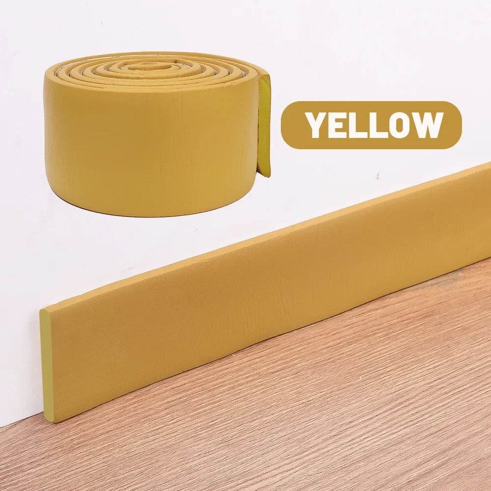6/2M Marble Striped Skirting Line Waterproof Self Adhesive 3D Wall Sticker Thickened Anti-collision Corner Line Home Decoration - P12 Hub Europe