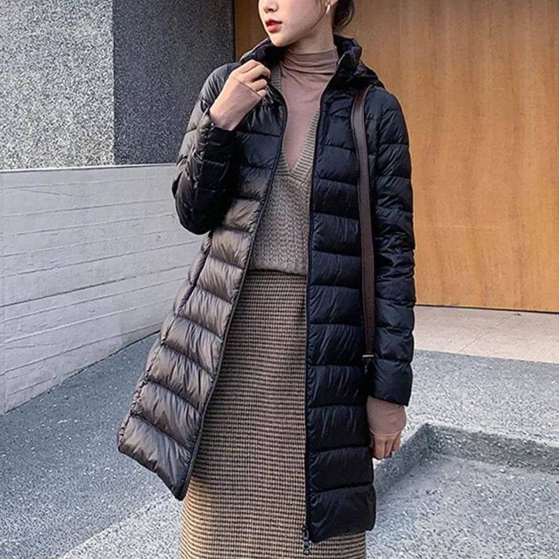 Slim Long Warm Down Puffer - P12 Hub Europe