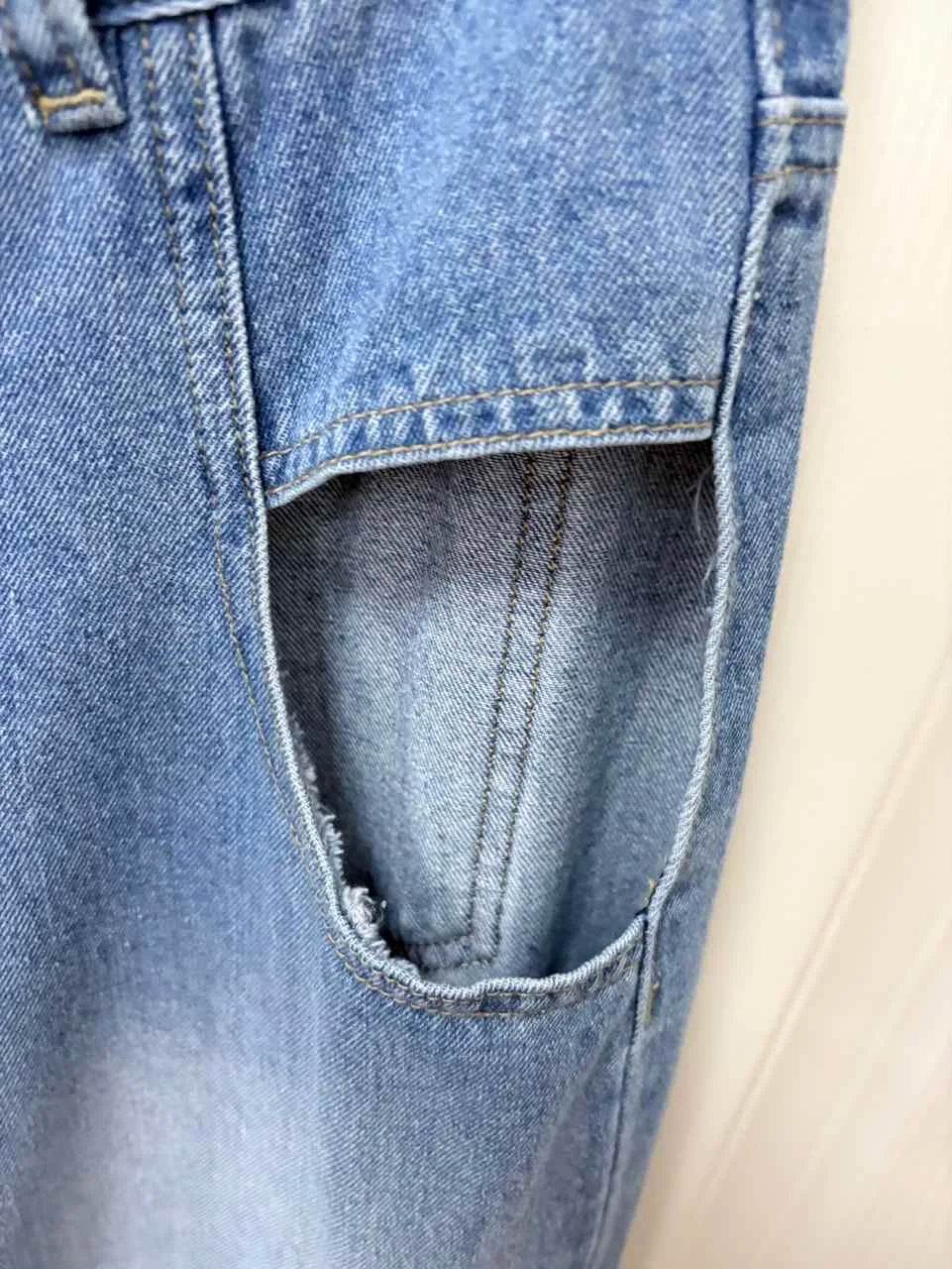 Women's Oversized Denim Two-Piece Set - P12 Hub Europe