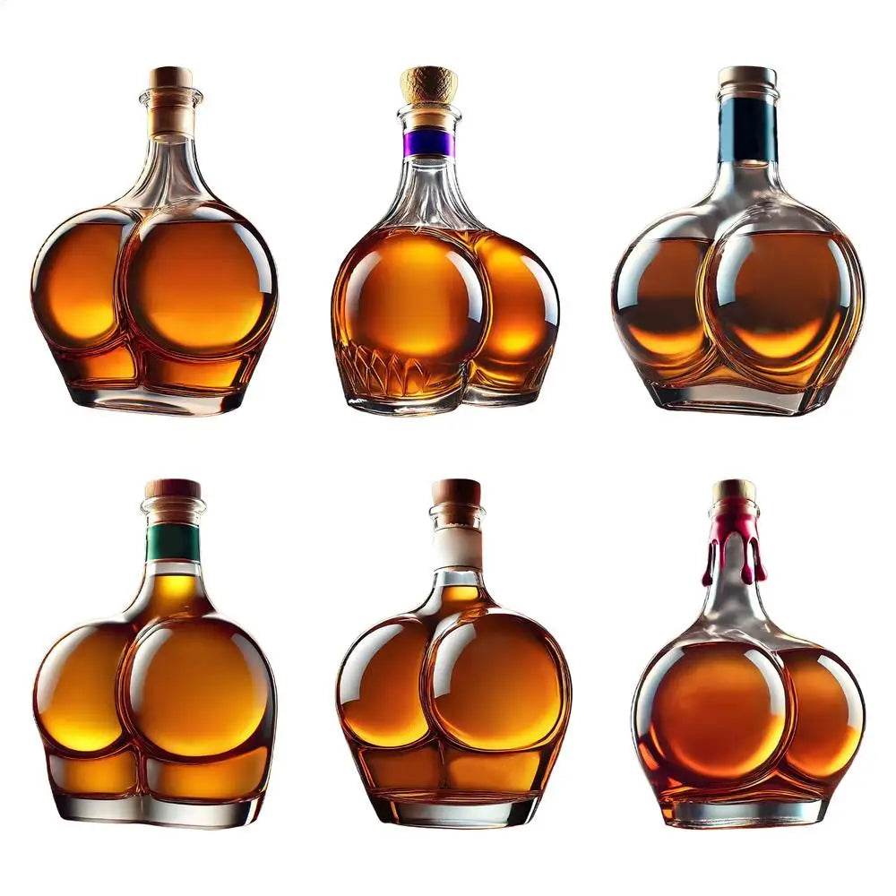Creative Whiskey Bottle Decanter Realistic Novelty Glass Jug Liquor Bottle Whiskey Wine Brandy Scotchs Bourbon Vodka Decanter - P12 Hub Europe