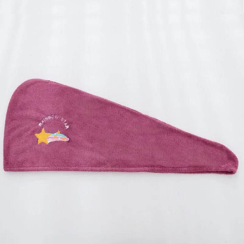1pc Quickly Dry Hair Hat Super Absorbent Soft Bathroom Women Head Towels Girls Cute Hair Towel Hair Dry Wrap Bonnets - P12 Hub Europe