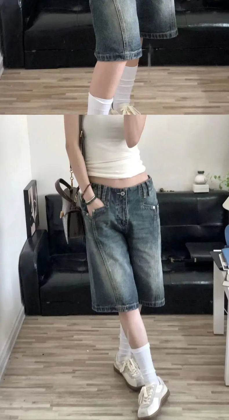 Vintage Women Denim Shorts - P12 Hub Europe