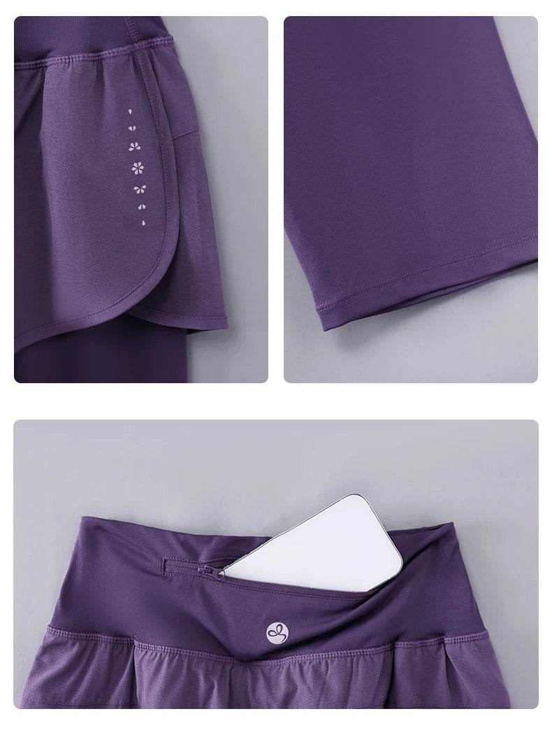 Women's 2-in-1 Running Skorts - P12 Hub Europe