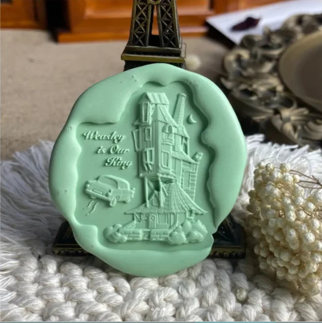 Diy Stamp Toy Lacquer Seal Seal Head Embossed Special-Shaped Handmade Envelope Invitation Seal Multi-Layer Brass Head Craft Toys