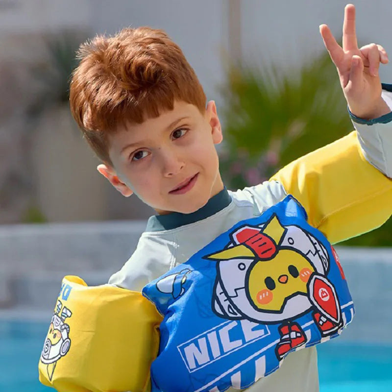Kids Swim Vest Life Jacket for Children Sea Beach Baby Play Water Game Toy Toddler Pool Floaties with Shoulder Harness Arm Wings