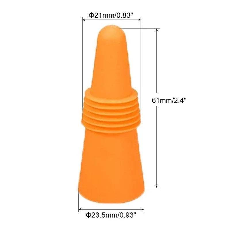 Silicone Wine and Beverage Bottle Cap Set Leak Proof Champagne Bottles Sealer Stoppers Wine Cork Saver Stopper Reusable - P12 Hub Europe